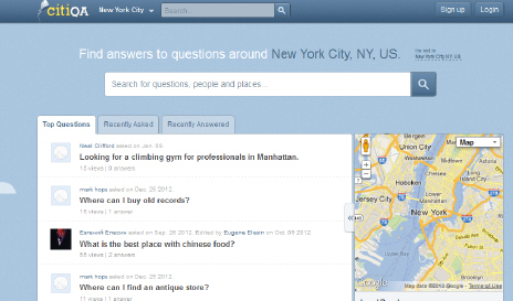 CitiQA: find answers to questions around the world